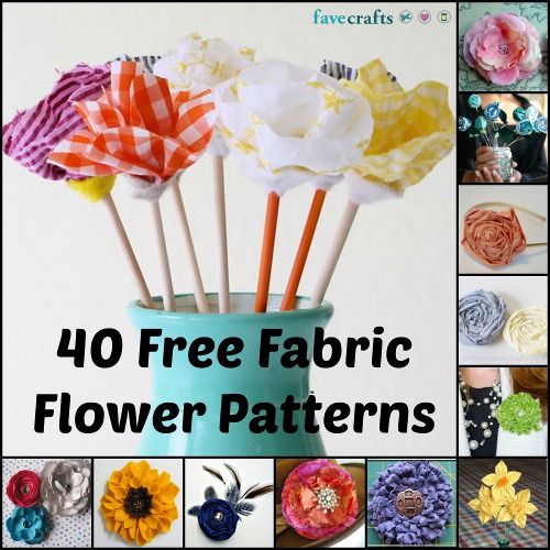 How To Make A Fabric Flower Pattern at Deborah Anglin blog