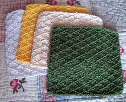 Lattice Stitch Dishcloth