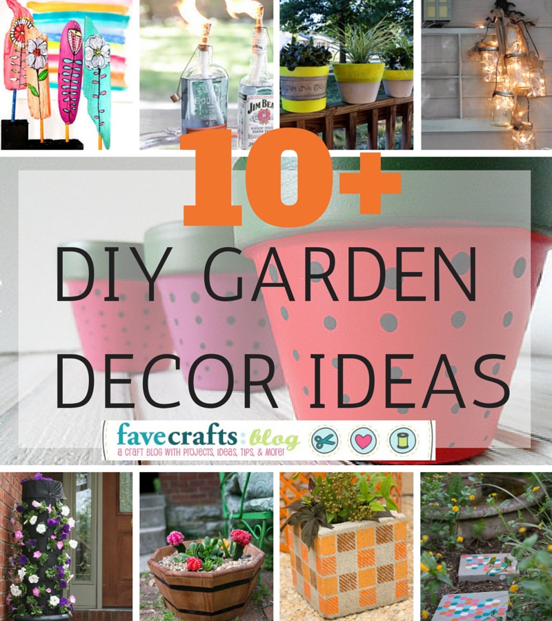 DIY Garden Decor Ideas You'll Totally Dig - FaveCrafts