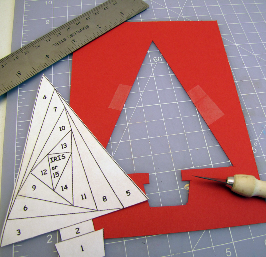 Iris Paper Folded Christmas Tree Handmade Card FaveCrafts