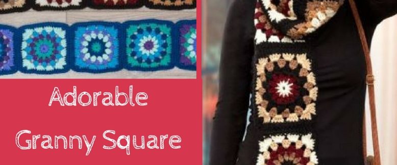 Adorable Granny Square Scarf + 10 More Uses for Granny Squares