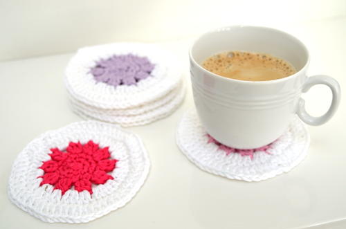 Colorful Homemade Coasters